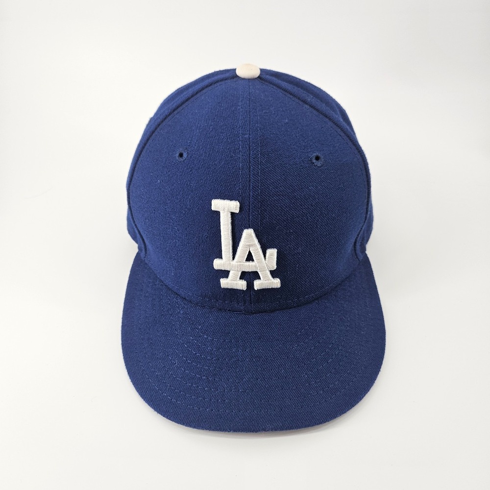 New Era‎ Los Angeles Dodgers Hat 7 1/8 59FIFTY Authentic Collection Cap Blue